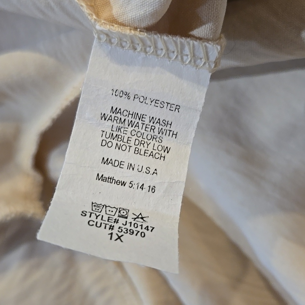 NWOT C Brand Tan Jumpsuit Size 1X - Picture 8 of 8